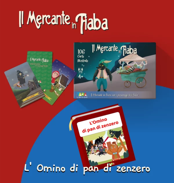 Kit di Natale - L' Omino di pan di zenzero più il Mercante in Fiaba